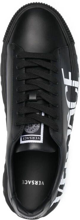 Versace Greca-sole logo sneakers Black