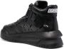 Versace high-top leather sneakers Black - Thumbnail 3