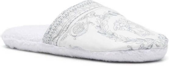 Versace I Love Baroque slippers White