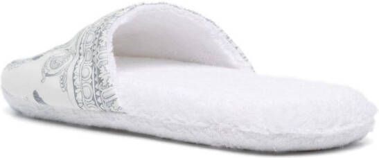 Versace I Love Baroque slippers White