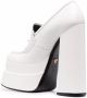 Versace Intrico platform loafers White - Thumbnail 3