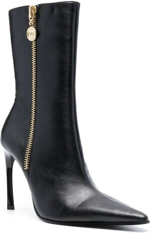 Versace Jeans Couture 100mm pointed-toe boots Black
