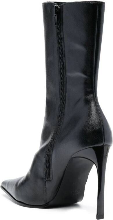Versace Jeans Couture 100mm pointed-toe boots Black