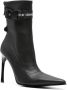 Versace Jeans Couture 105mm branded-strap ankle boots Black - Thumbnail 2
