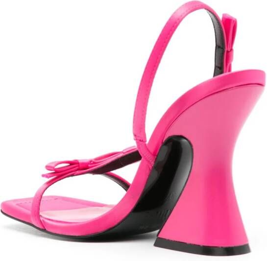 Versace Jeans Couture 110mm bow-detailed sandals Pink