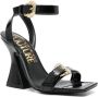 Versace Jeans Couture 110mm buckle-detail sandals Black - Thumbnail 2