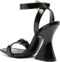 Versace Jeans Couture 110mm buckle-detail sandals Black - Thumbnail 3