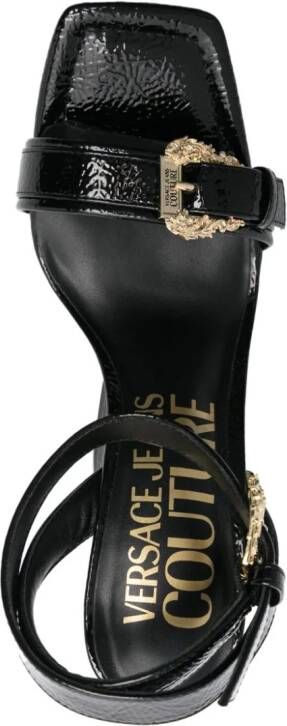 Versace Jeans Couture 110mm buckle-detail sandals Black