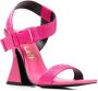 Versace Jeans Couture 110mm logo-print sandals Pink - Thumbnail 2