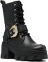 Versace Jeans Couture Mia 85mm ankle-length leather boots Black - Thumbnail 2
