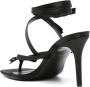Versace Jeans Couture 90mm bow-detaill sandals Black - Thumbnail 3
