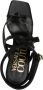 Versace Jeans Couture 90mm bow-detaill sandals Black - Thumbnail 4