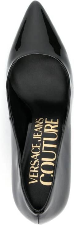 Versace Jeans Couture 90mm faux-leather pumps Black