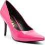 Versace Jeans Couture 90mm faux-leather pumps Pink - Thumbnail 2