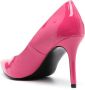 Versace Jeans Couture 90mm faux-leather pumps Pink - Thumbnail 3