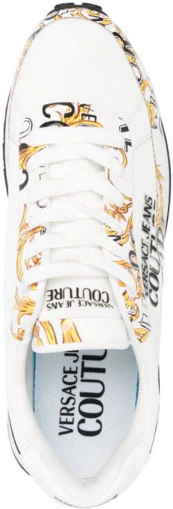 Versace Jeans Couture Barocco-print low-top sneakers White
