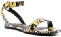 Versace Jeans Couture Barocco-print strappy sandals Black - Thumbnail 2