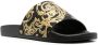 Versace Jeans Couture Baroccoflage printed 20mm slides Black - Thumbnail 2