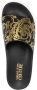 Versace Jeans Couture Baroccoflage printed 20mm slides Black - Thumbnail 4