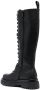 Versace Jeans Couture baroque-buckle knee-high boots Black - Thumbnail 3