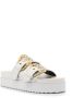 Versace Jeans Couture Baroque-buckle slides White - Thumbnail 2