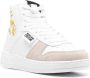 Versace Jeans Couture baroque-panel high-top sneakers White - Thumbnail 2