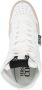 Versace Jeans Couture baroque-panel high-top sneakers White - Thumbnail 4