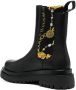 Versace Jeans Couture Baroque-print ankle boots Black - Thumbnail 3