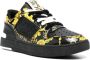 Versace Jeans Couture Chain Couture-print leather sneakers Black - Thumbnail 2