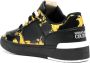 Versace Jeans Couture Chain Couture-print leather sneakers Black - Thumbnail 3