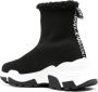 Versace Jeans Couture Berry knitted high-top sneakers Black - Thumbnail 3