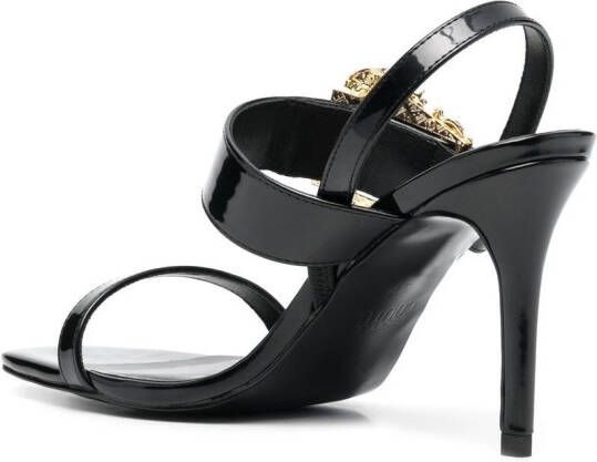 Versace Jeans Couture buckle-fastening heeled sandals Black