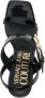 Versace Jeans Couture buckle-fastening heeled sandals Black - Thumbnail 4