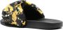 Versace Jeans Couture Chain Couture-print padded slides Black - Thumbnail 3
