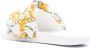 Versace Jeans Couture Chain Couture-print padded slides White - Thumbnail 3