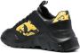 Versace Jeans Couture chain-link print leather low-top sneakers Black - Thumbnail 3