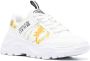 Versace Jeans Couture chain-link print leather low-top sneakers White - Thumbnail 2