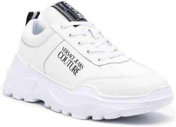 Versace Jeans Couture chunky leather sneakers White