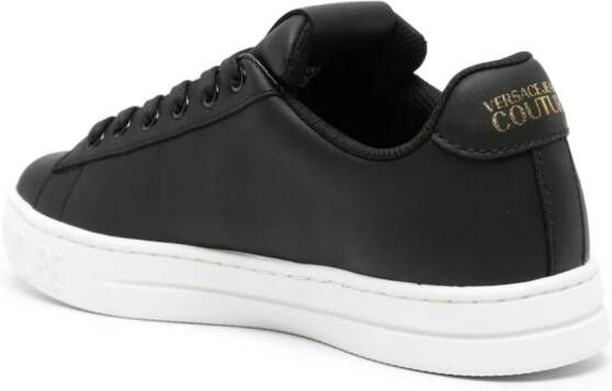 Versace Jeans Couture Court 88 leather sneakers Black
