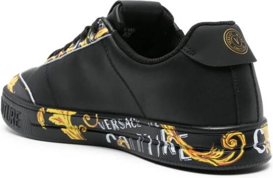 Versace Jeans Couture Court Baroccoflage-print sneakers Black