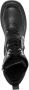 Versace Jeans Couture Drew baroque-buckle combat boots Black - Thumbnail 4