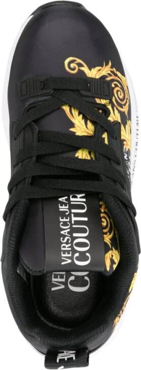 Versace Jeans Couture Dynamic Barocco-print sneakers Black