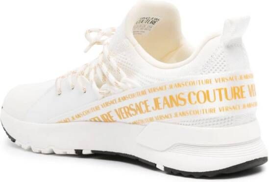 Versace Jeans Couture Dynamic logo-strap sneakers White