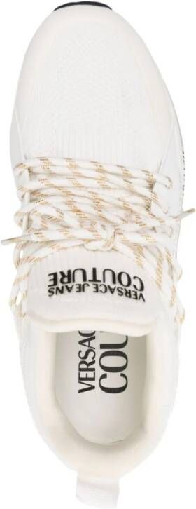 Versace Jeans Couture Dynamic logo-strap sneakers White