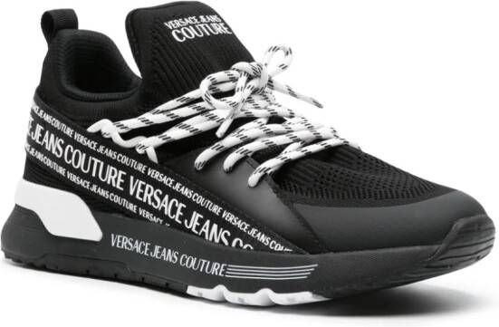 Versace Jeans Couture Dynamic panelled sneakers Black