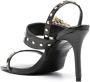Versace Jeans Couture Emily 85mm studded slingback sandals Black - Thumbnail 3