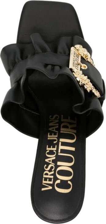 Versace Jeans Couture Emily 90mm ruffled pumps Black