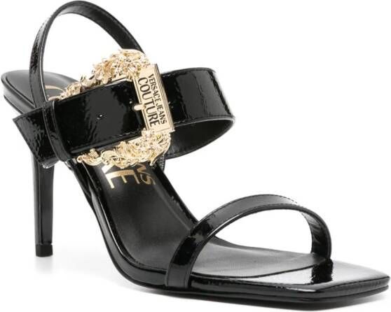 Versace Jeans Couture Emily 95mm slingback sandals Black