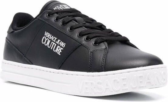 Versace Jeans Couture lace-up low-top sneakers Black