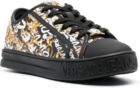 Versace Jeans Couture Logo Brush Couture Court 88 sneakers Black